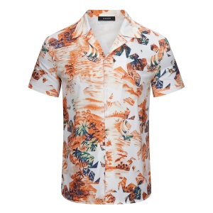 $32.00,Amiri Tropical Star Print Short Sleeve shirt For Men # 257517