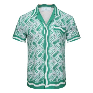 $34.00,Casablanca Cuban collar Ping Pong monogram print shirt Short Sleeve shirt # 257597