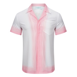 $34.00,Casablanca Cuban collar Multi Color print shirt Short Sleeve shirt # 257603