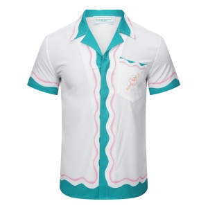 $34.00,Casablanca Cuban collar Multi Color print shirt Short Sleeve shirt # 257605