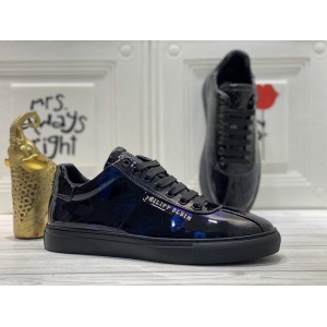$89.00,Philipp Plein logo plaque Embellished Lace Up Sneakers For Men in 259983