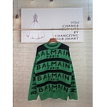 Balmain Logo Intarsia Knit Crewneck Jumper sweater Unisex # 257346