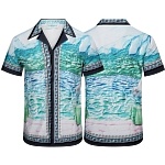 Casablanca Cuban collar Lake view print print shirt Short Sleeve shirt # 257600
