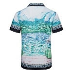 Casablanca Cuban collar Lake view print print shirt Short Sleeve shirt # 257600, cheap Casablanca Shirts