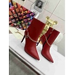 Louis Vuitton Metal Chain Embellished Mansion ankle boot For Women in 257734