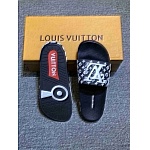 Louis Vuitton Water Front Monogram Print Slide Slipper  in 259144, cheap Louis Vuitton Sandal