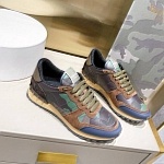 Valentino Garavani Camouflage Lace Up Sneakers in 259217