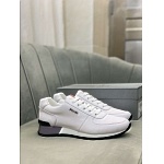 Prada Leather Low Top Lace Up Sneaker Unisex in 259355