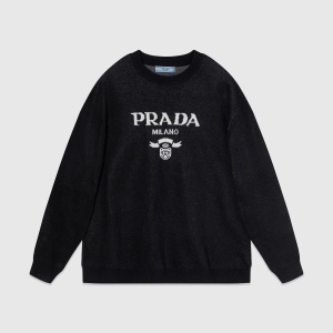 $52.00,Prada Crew Neck Sweaters Unisex # 260738