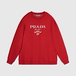Prada Crew Neck Sweaters Unisex # 260737