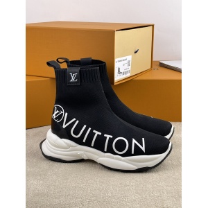 $89.00,Louis Vuitton Run 55 Sneaker Boot For Men # 263020
