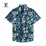Louis Vuitton Short Sleeve Shirts Unisex # 263653, cheap Louis Vuitton Shirts