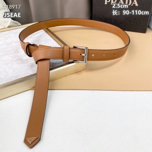 $52.00,2.5 cm Width Prada Belts For Women # 264438