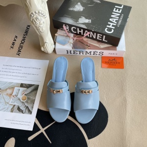 $66.00,Hermes Noir Cute Mule Sandals For Women # 264910