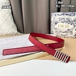 3.0 cm Width Dior Belts For Men # 264290