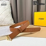 3.0 cm Width Fendi Belts For Men # 264377, cheap Fendi Belts