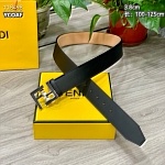 3.8 cm Width Fendi Belts For Men # 264387, cheap Fendi Belts