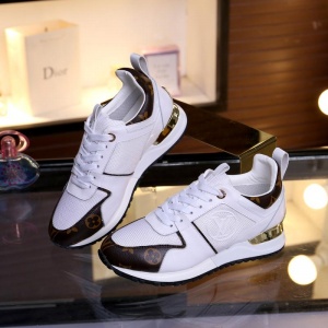 $89.00,Louis Vuitton Run Away Leather Sports Shoes # 265410