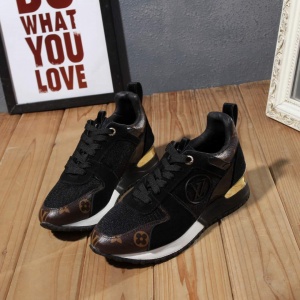 $89.00,Louis Vuitton Run Away Leather Sports Shoes # 265411