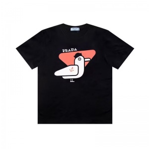 $35.00,Prada Short Sleeve T Shirts Unisex # 265689