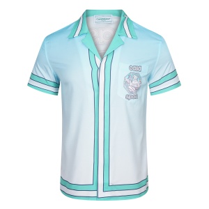 $33.00,Casablanca Cuban Collar Short Sleeve Shirts For Men # 265747