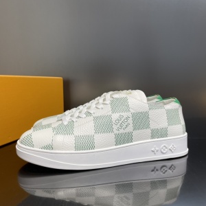 $85.00,Louis Vuitton Damier Azur Print Casual Sneaker For Men # 265824