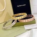 Van Cleef & Arpels Gold and Diamond Perlée Bangle Bracelet # 265297, cheap VanCleef&Arpels