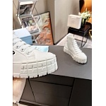 Prada Double Heel High Top Platform Sneakers For Women # 265315, cheap Prada Women
