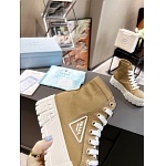 Prada Double Heel High Top Platform Sneakers For Women # 265316, cheap Prada Women