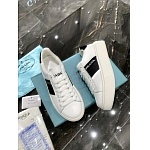 Prada contrasting colored side stripe Low top Sneaker Unisex # 265327, cheap Prada Women