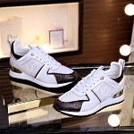 Louis Vuitton Run Away Leather Sports Shoes # 265410, cheap For Women
