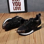 Louis Vuitton Run Away Leather Sports Shoes # 265411, cheap For Women