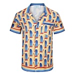 Casablanca Cuban Collar Short Sleeve Shirts For Men # 265749