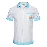 Casablanca Cuban Collar Short Sleeve Shirts For Men # 265750