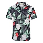 Gucci Collar Short Sleeve Shirts For Men # 265757