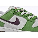 Nike Dunk Low Avocado Green Double Swoosh Sneakers Unisex # 265913, cheap Dunk SB Middle