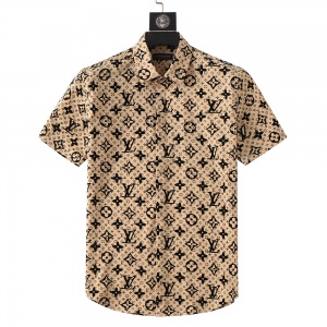 $34.00,Louis Vuitton Short Sleeve Anti Wrinkle Shirts For Men # 266526