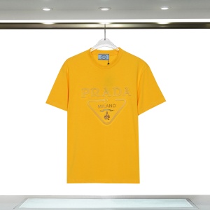 $26.00,Prada Short Sleeve T Shirts Unisex # 267376