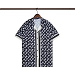 Louis Vuitton Short Sleeve Shirts Men # 267650