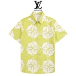 Louis Vuitton Short Sleeve Shirts Men # 267651
