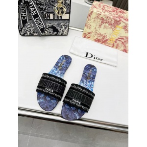 $55.00,Dior Dway Canvas Slide For Women # 269043