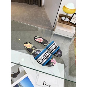 $55.00,Dior Dway Canvas Slide For Women # 269052