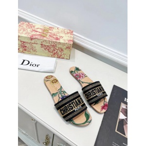 $55.00,Dior Dway Canvas Slide For Women # 269055