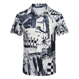 $35.00,Louis Vuitton Short Sleeve Shirts For Men # 269471