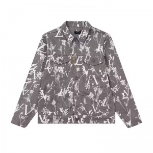 $65.00,Louis Vuitton DNA Leaf Denim Jacket Jacket For Men # 269502