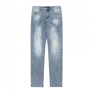 $59.00,Louis Vuitton Straight Cut Jeans For Men # 269513