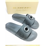 Burberry Cut Out Slides With Logo Unisex # 269056, cheap For Men