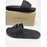 Burberry Cut Out Slides With Logo Unisex # 269056, cheap For Men