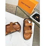 Louis Vuitton Paseo Flat Comfort Sandal For Women # 269098, cheap Louis Vuitton Sandal