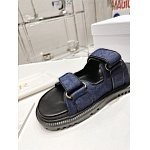 DIOR Dioract Sandal Blue and Black Technical Fabric # 269104, cheap Dior Sandals